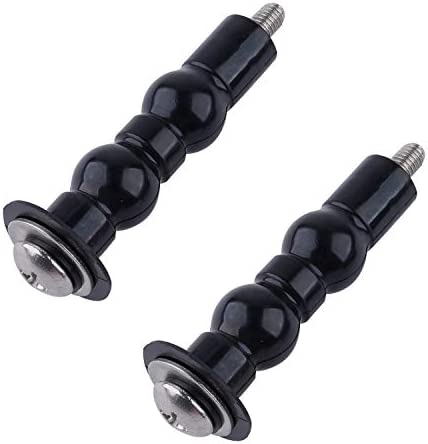 Toilet Seat Hinge Screw Compatible with TOTO Toilet, Expanding Rubber Bolt Top Nuts Set for Top Mount Toilet Seat Tightening Kit Replacement,Toilet Seat Blind Hole Fixing Kit for TOTO Toilets,2 Pack