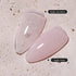 FZANEST Nude Gel Nail Polish LED UV Jelly Milky Transparent Sheer Natural Color Gel Polish French Manicure Nail Art (Soft Clear Pink)