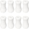 APUXON 20pcs White Plastic Cord Tassel Window Blind Cord Knobs Drops Pull End for Blinds or Shades