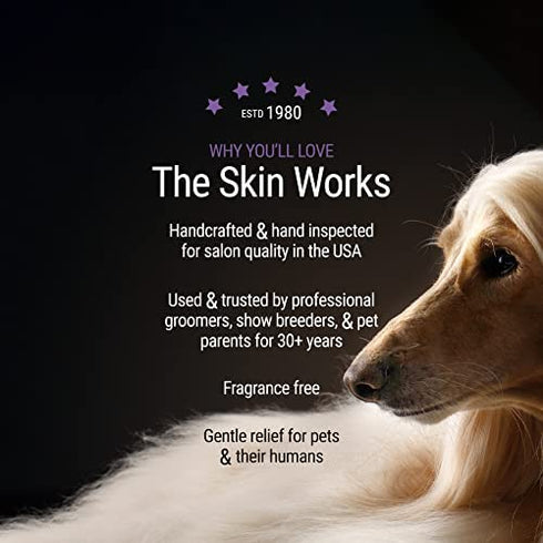 The Coat Handler Skin Works, 4 oz | All Natural Ingredients, Non-Greasy, Soothing and Healing, Softens Calluses, Calms Inflamed Areas, Moisturizes Dry Skin for Pets and Humans