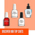 Sally Hansen Insta-Dri Anti-Chip Top Coat 45117 Clear, 0.45 Fl Ounce (Pack of 1)