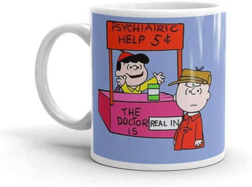 The Doctor is In Mug 11 Oz White Ceramic