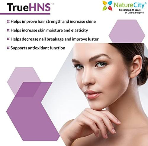 True-HNS Hair Skin Nail Cynatine Keratin Supplement - Hair Skin & Nails Support