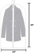 3 Garment Bag Travel Suit Dress Storage 53" Clear Cover Full Zipper Coat Carrier