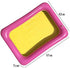 Kids Indoor PVC Inflatable Castle Sand Box Sandbox Tray Table Fun Play Toys Random Color Portable Inflatable Sand Box, Moldable Play Sand Tray ,Playing Cards on The Water(Large )