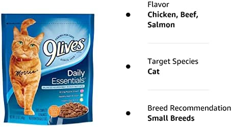 9LivesDaily Essentials Food for Small Breeds Cats, Chicken, 12 Oz