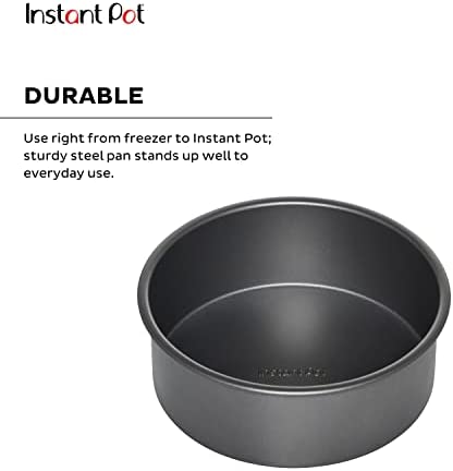 Instant Pot Official Round Cake Pan, 7.7-Inch, Gray