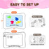 Hitituto Inflatable Tummy Time Mat Premium Baby Water Play Mat Fun Activity Center for Baby's Stimulation Growth and Sensory Development Ideal Infants Toddlers Baby Girls Toys for 3 6 9 12 24 Months