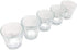 Korean Soju Shot Glass Set 5 Piece Clear Glasses Heavy Base with Hard Case Cup 1.7 Ounce Dishwasher Safe Clarity Glassware for Whiskey Tequila Sake Vodka Alcohol Liquor Gift Party Decoration