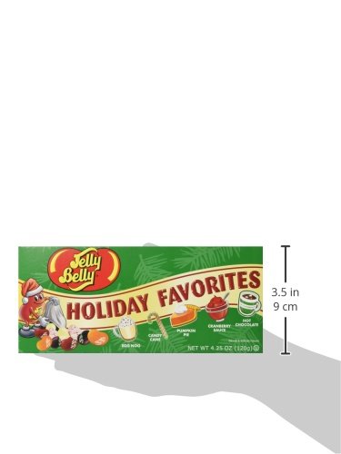 (Set/2) Jelly Belly Christmas Holiday Favorite Flavored Candy Beans Gift Box