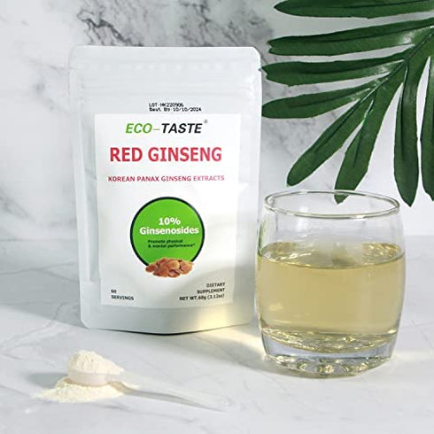 Red Ginseng Root Extract Powder-Korean Panax, 10% Ginsenosides, 60g