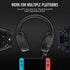 BINNUNE Gaming Headset with Microphone for PS4 Xbox One Series X/S PS5 PC Switch Playstation 4/5 Audifonos Gamer Game Headphones with Mic
