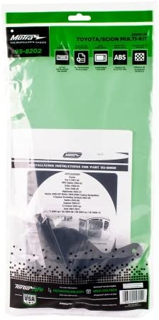 Metra 95-8202 Toyota DDIN Multi Dash Kit,BLACK, Single