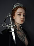 SWEETV Vintage Crystal Wedding Crown for Women, Green Rhinestone Queen Tiara Bridal Hair Accessories, Emerald