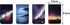 10 Pieces Magnetic Bookmarks Night Sky + Aurora Magnet Page Clips Page Markers Assorted Book Markers Set for Students Reading (Aurora Syle, 2.1 x 1.3 Inch)