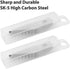 DIYSELF 1 Pcs Craft Knife Hobby Knife with 11 Pcs Stainless Steel Blades Kit, 1pcs Steel 15MM Ruler for Art, Scrapbooking, Stencil(Gold)