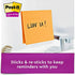 Post-it Super Sticky Notes, 3x3 in, 5 Pads, 2x the Sticking Power, Neon Orange, Recyclable (654-5SSNO)