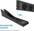 Cooling Fan for PS5, Cooler for PS5 with Headset Holder 2-in-1 Set, Auarte Fans Accessories for PS5 with 3 Quiet Cooler Fans, Extra USB Port, for Playstation 5 Disc and Digital Edition