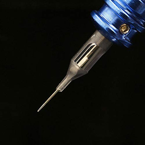 Disposable Tattoo Tips, Tazay 100pcs Assorted Size Tattoo Tips Tubes 3RL 5RL 7RL 9RL 11RL 5MG 7MG 9MG 11MG 13MG for Tattoo Needles Round Diamond Flat/Magnum Sterilize Tips Grips Tattoo Supplies