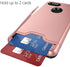 Teelevo Wallet Case for Google Pixel 3, Dual Layer Case with Card Slot Holder and Integrated Kickstand for Google Pixel 3 - Rose Gold