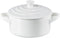 Le Creuset Stoneware Mini Round Cocotte, 8 oz., White