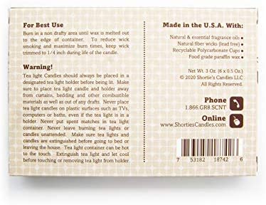 Pure English Lavender Premium Tealight Candles - Highly Scented with Essential & Natural Oils - 6 Purple Tea Lights - Beautiful Candlelight - Made in The USA - Flower & Floral Collection