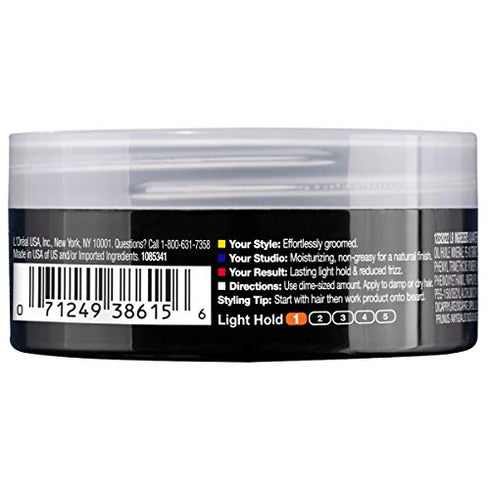 L'Oreal Paris Hair Care Studio Line Beard and Hair Cream, 1.7 Ounce