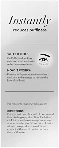 Olay Eyes Depuffing Eye Roller for bags under eyes, 0.2 fl oz