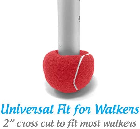 Top Glides Precut Walker Tennis Ball Glides (Red)