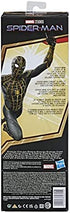 Spider-Man Marvel Titan Hero Series 12-Inch Black and Gold Suit Action Figure Toy, Inspired Movie, for Kids Ages 4 and Up