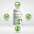 Magnesium Complex Supplement 500mg, 180 Capsules, 5 in 1 Formula, Magnesium Glycinate and Malate, Citrate, Aspartate & Gluconate, Chelated for Absorption, Supports Muscle, Joint Health & Relaxation