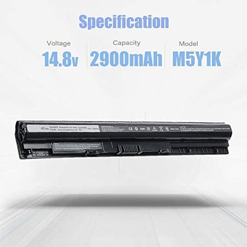 14.8V 40Wh M5Y1K Laptop Battery for Dell Inspiron 15 3000 5000 Series Fit with Dell 3551 3552 5558 5758 Notebook