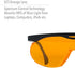 Uvex Skyper Blue Light Blocking Computer Glasses with SCT-Orange Lens (S1933X)