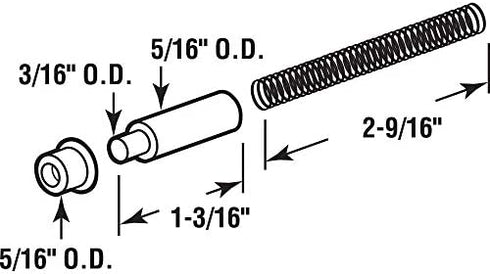 Prime-Line K 5131 White Storm Door Hinge Pin Kit (3-Pack)