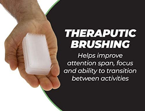 Wilbarger Therapy Brush, 3 Pack – Therapressure Brush for Occupational Therapy for Sensory Brushing – Designed by Patricia Wilbarger – Use as Part of The Wilbarger Brushing Protocol