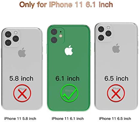 AICase for iPhone 11 Case (6.1"), Drop Protection Full Body Rugged Heavy Duty Case, Shockproof/Drop/Dust Proof 3-Layer Protective Durable Cover for Apple iPhone 11 6.1-inch Black