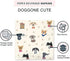 Paper Lunch Napkins by Studio Oh! - Doggone Cute - Pack of 40 - Full-Color Art - 3-Ply Strong & Durable, Easy Cleanup - for Everyday & All Occasions