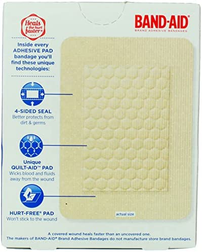 BAND-AID® Brand TRU-STAY™ Large Adhesive Bandages, 10 Count