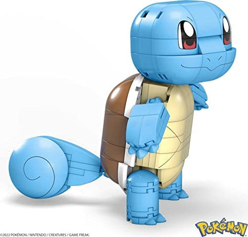 Mega Pokemon Build & Show Squirtle Building Set with 199 Bricks and Special Pieces, Toy Gift Set for Ages 7 and up