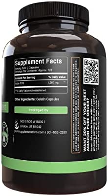 Pure Original Ingredients Inulin (365 Capsules) No Magnesium Or Rice Fillers, Always Pure, Lab Verified