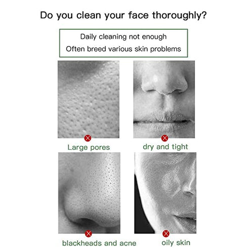 Eliversion Green Tea Purifying Clay Clean Face Mask, Cleansing Mask Mud Mask for Men and Women, Moisturizing Oil Control Shrink Remove Blackheads, Shrink Pores, Improve Skin Tone (Green Tea)