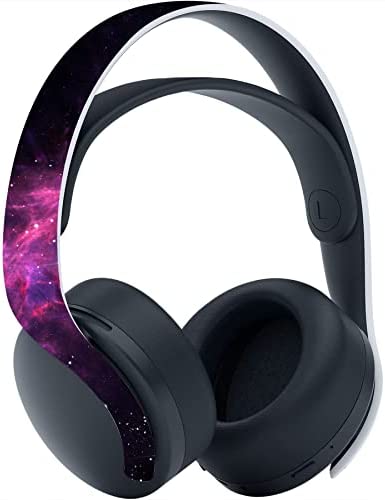 PlayVital Purple Nebula Full Set Skin Decal for ps5 Console Digital Edition, Sticker Vinyl Decal Cover for ps5 Controller & Charging Station & Headset & Media Remote
