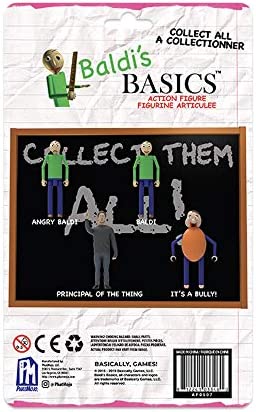 Baldi's Basics 5" Action Figure (Baldi), Multicolour
