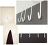 12 Pack White Smart Over The Door Hook,2 Side Metal Z Hooks,S Hooks for Hanging Coats,Bags,Towels for Bathroom,Kitchen,Office