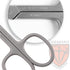 3 Swords Germany - Brand Quality Stainless Steel INOX Curved Nail Scissors (1 Piece) with case for Manicure Pedicure - Nail Care by 3 Swords - Made in Solingen Germany