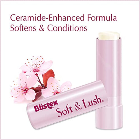 Blistex Soft & Lush Lip Balm, 0.13 oz (Pack of 5)