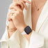 6 Pack Silicone Bands Compatible with Fitbit Versa 2 Bands / Fitbit Versa Bands /Versa Lite/Versa SE, Soft Silicone Slim Narrow Replacement Wristbands for Fitbit Versa 2 Smart Watch (6 Pack D, Large)
