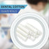 250-Pack Dental Cotton Rolls - 100% High Absorbent Rolled Cotton for Mouth and Nose - #2 Medium 1.5" Non-Sterile