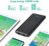BESTON Portable Charger, Ultra Slim 10000mAh Power Bank, Dual High-Speed Charging Port Battery Pack for iPhone, Android Phones, Tablets