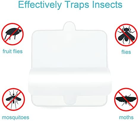 12 Pack Flea Trap Refill Discs 6" Replacement Glue Boards Fits Terro T230 T231 Square Flea Bed Bug Traps for Inside Your Home, Sticky Pads for Fleas, Bugs, Flies, Mosquitos, etc